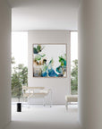 Falling Green, Ltd Ed Canvas Print