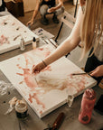 Painting class w/ Amica: 24th June, Wednesday