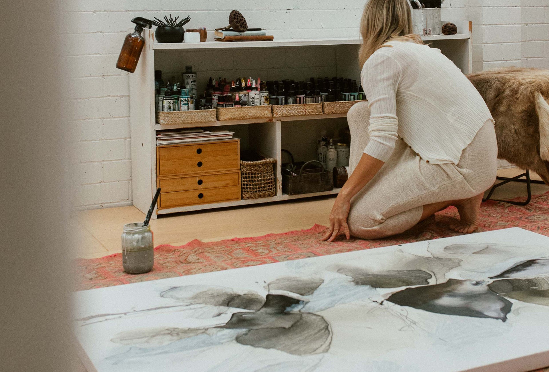 Painting class w/ Amica:  24th June, Wednesday