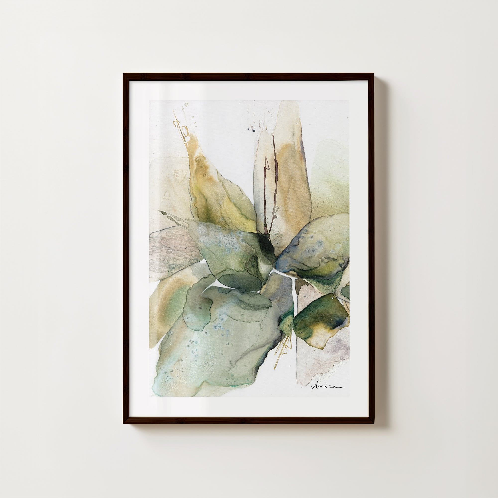 &quot;Unfurling 1&quot; Luxury Fine Art Paper Print