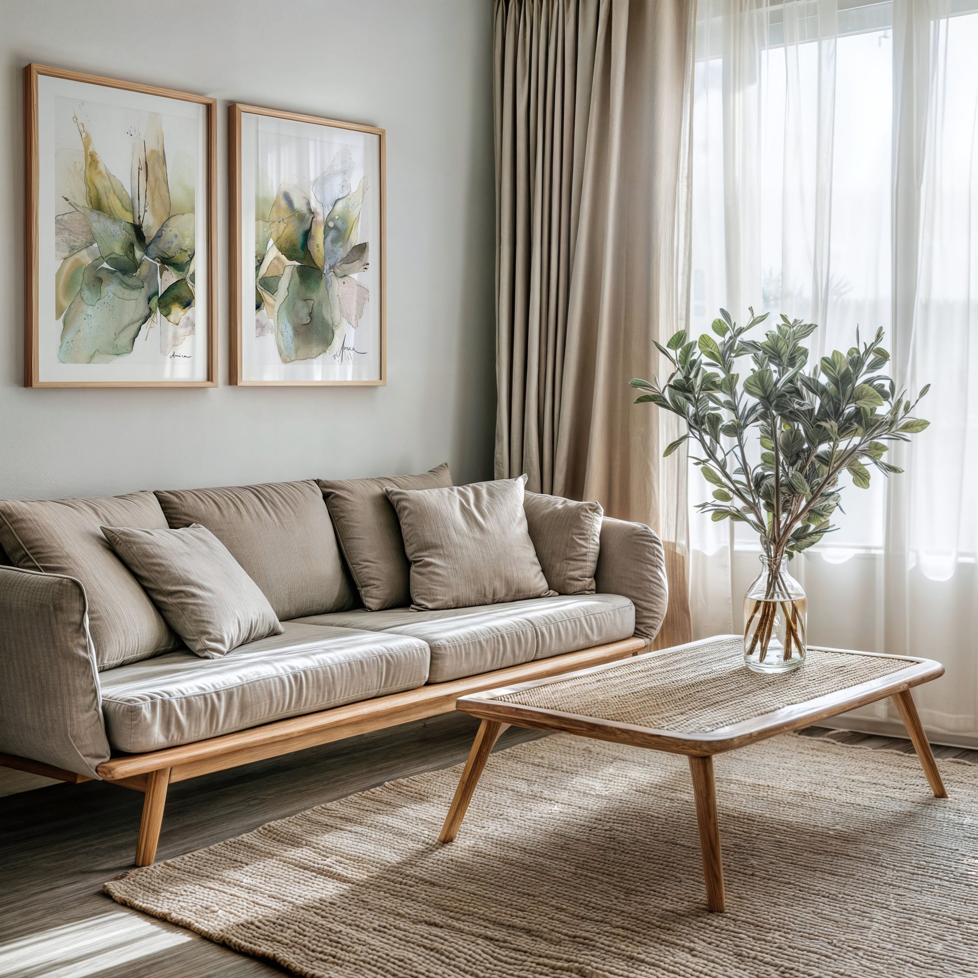 &quot;Unfurling 2&quot; Luxury Fine Art Paper Print