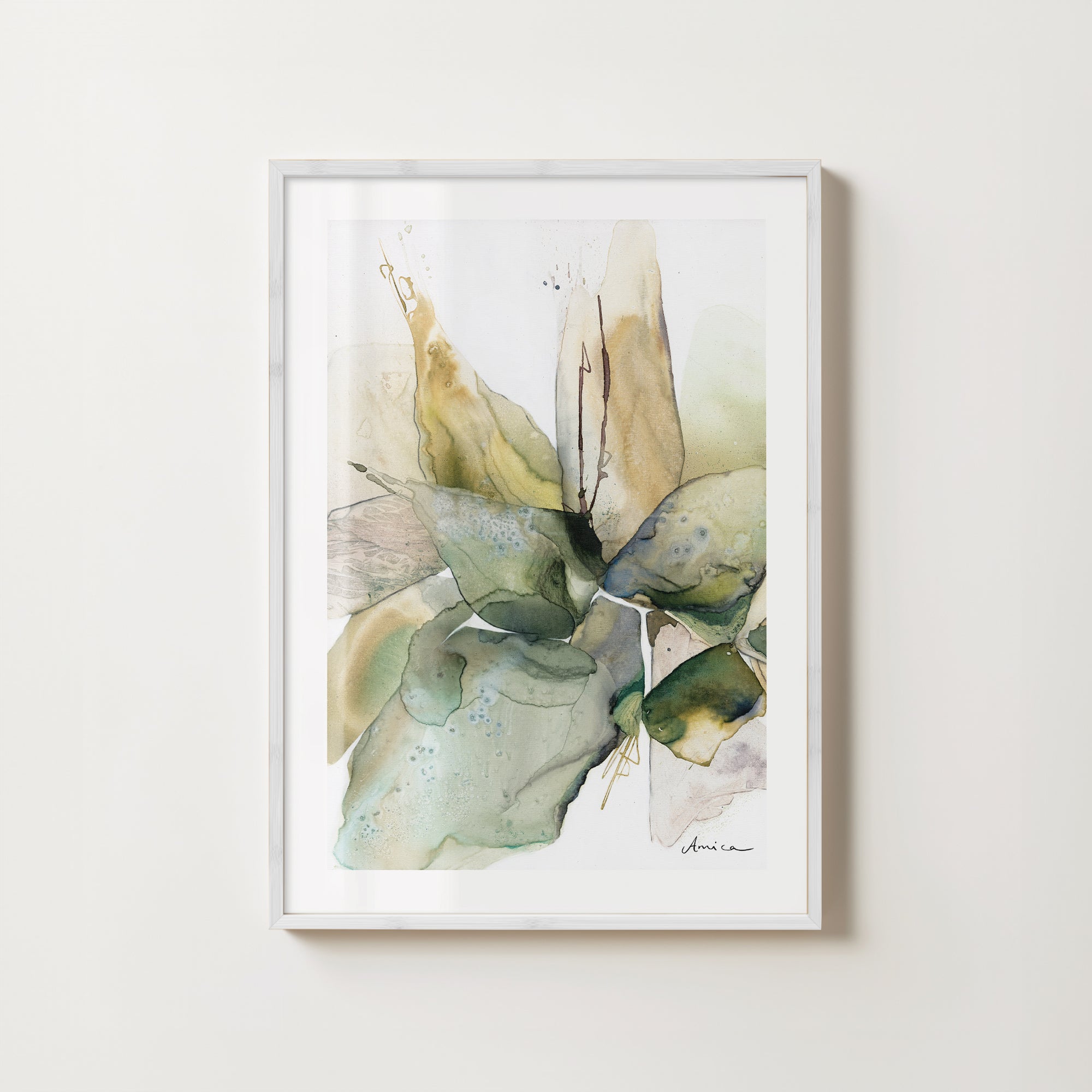 &quot;Unfurling 1&quot; Luxury Fine Art Paper Print