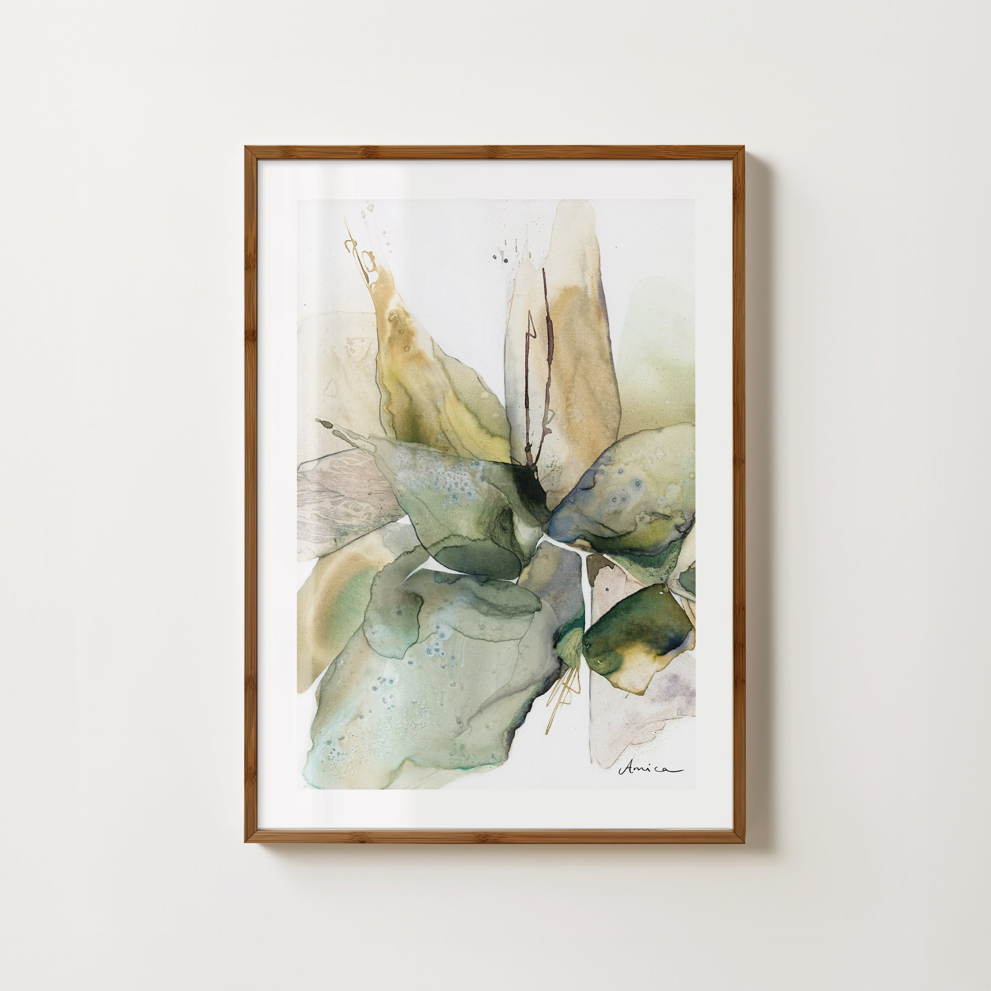 &quot;Unfurling 1&quot; Luxury Fine Art Paper Print