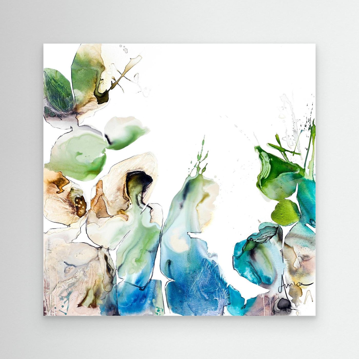 Falling Green - Ltd Ed Canvas Print